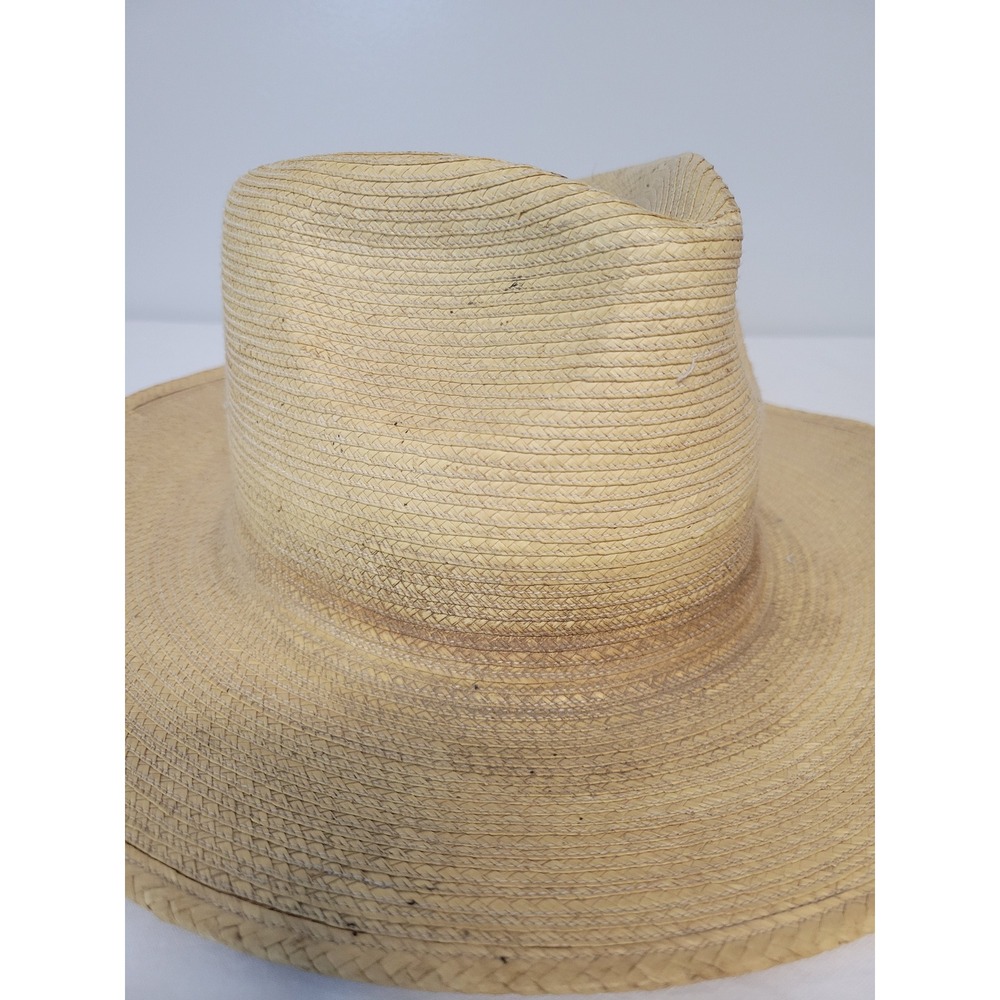 Straw Hat Wide Brim Sun Beach Hat Handcrafted Guatemala Maya-Quiche Indians